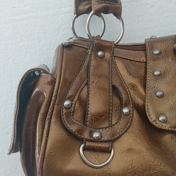 *JINRY* Women's Purse Gold 17"long 7.5 wide 10" strap - Picture 4 of 12